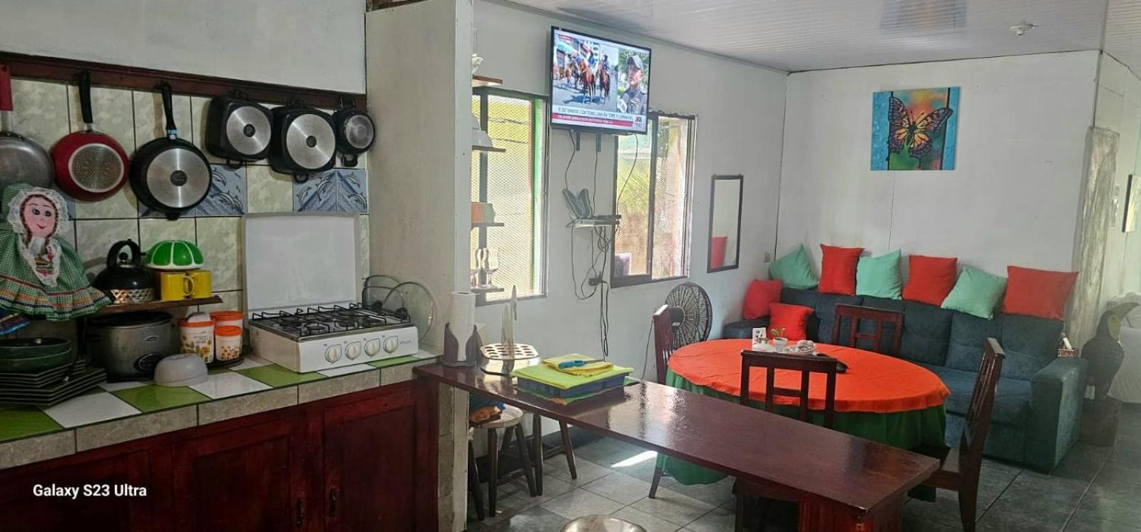 Tortuguero Casa De Playa Green House Apartment Bagian luar foto